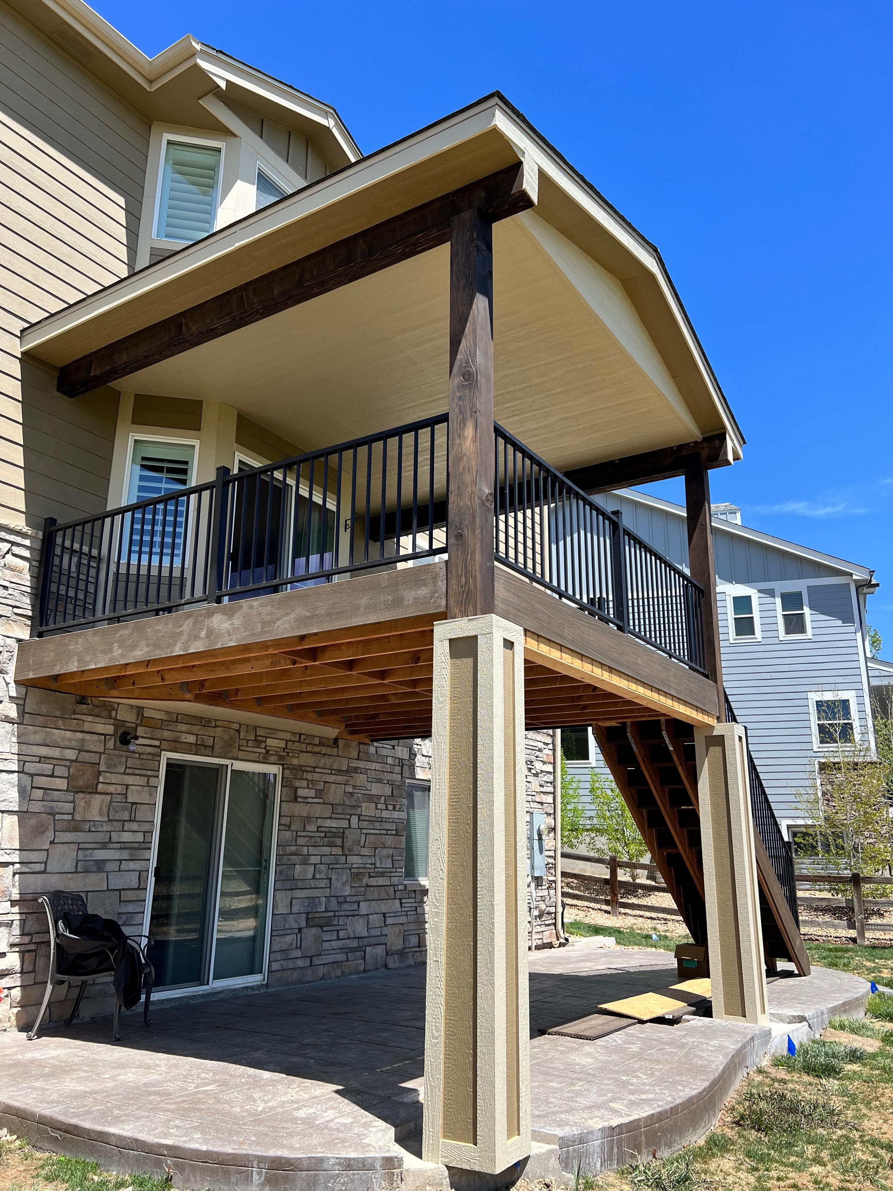 Covered Deck & Entertainment Patio — photo 5