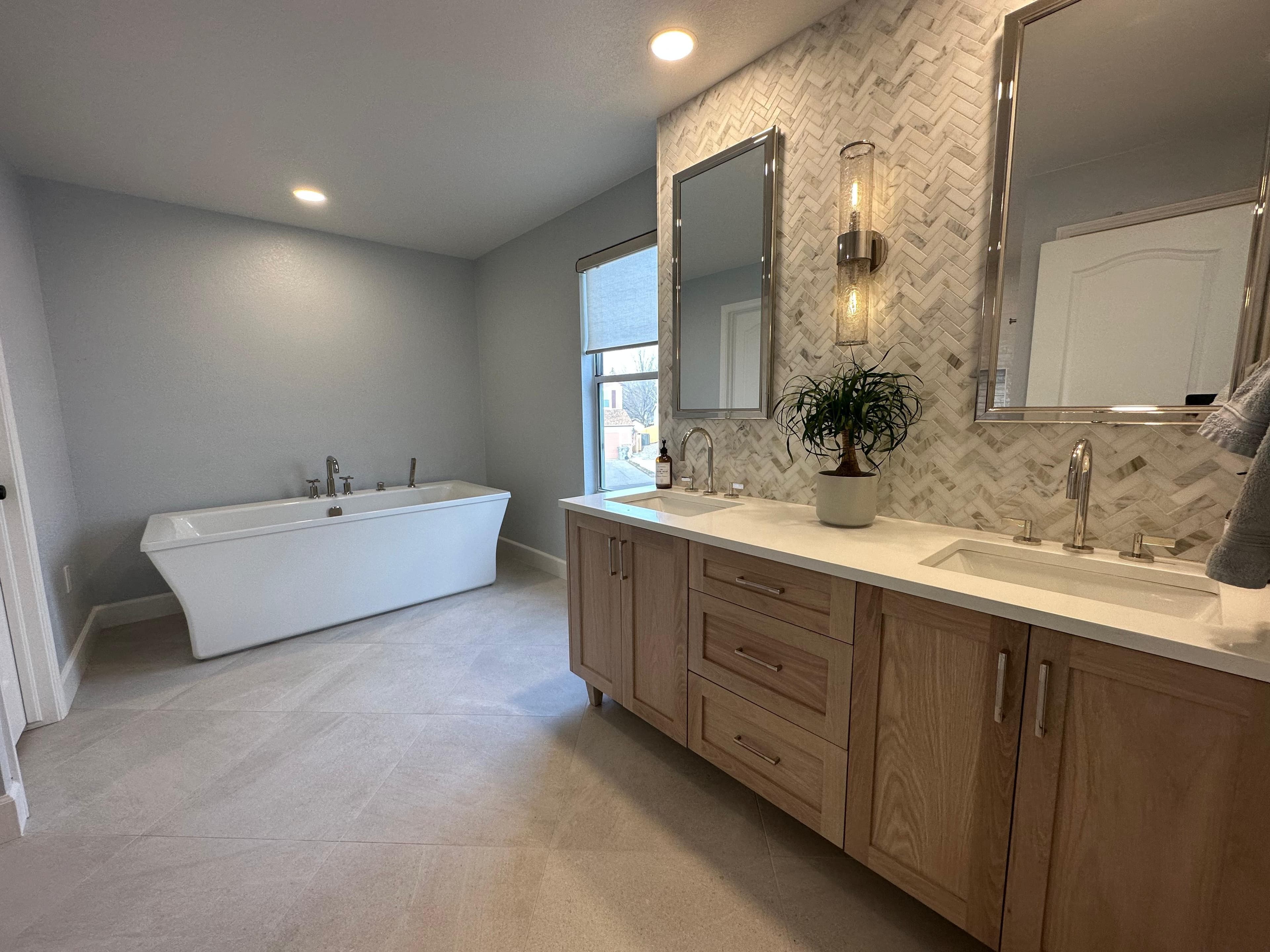 Bathroom remodel — after